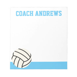 Any Colours Volleyball Personalized Notepad