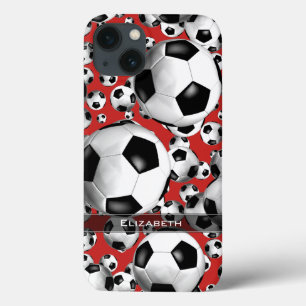 ANY custom colour girl's soccer balls everywhere iPhone 13 Case