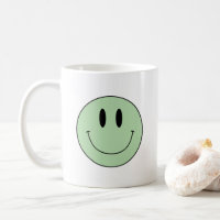 Any Custom Colour or Pattern SMILIE FACE Coffee Mu