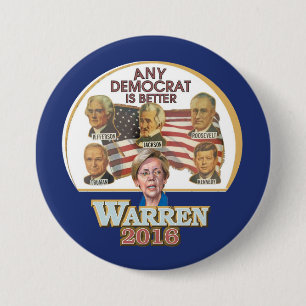 Any Democrat Is Better 3 Inch Round Button