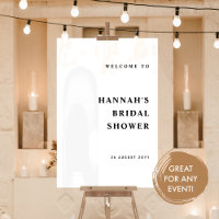 Any Event, Elegant and Modern Welcome White