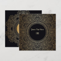 Any Event Elegant Gold Mandala
