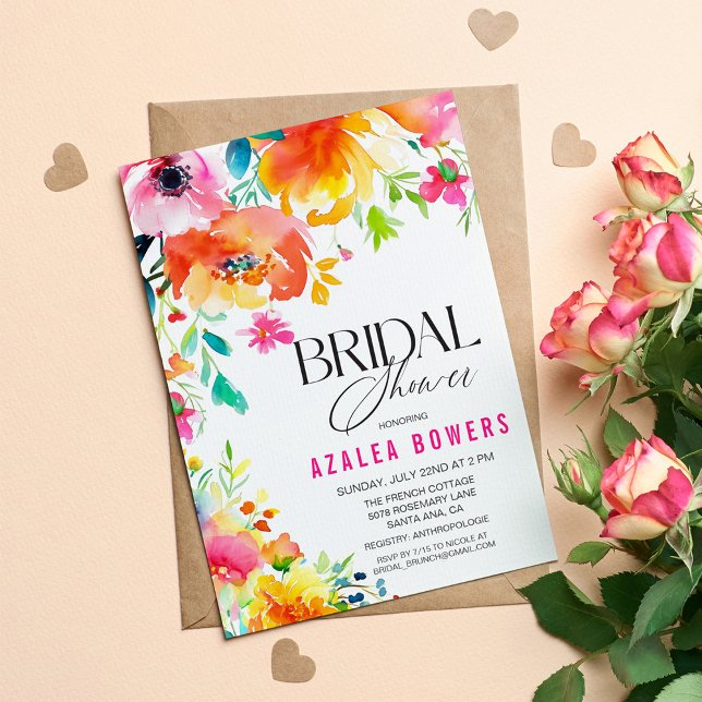 Any Event Floral Watercolor Invitation (Creator Uploaded)
