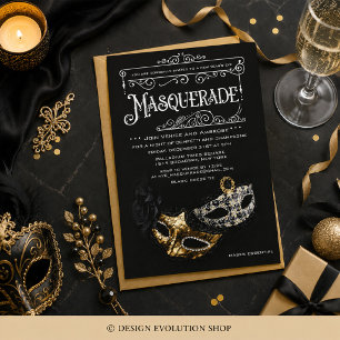 ANY EVENT - Masquerade Party Invitation
