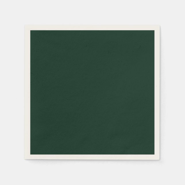 Any Event Solid Forest Green Napkin (Front)