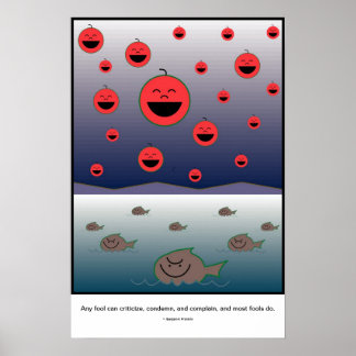 Any fool can ... poster