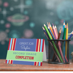 Any Grade! Custom grade completion card! Card