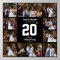 Any Happy Anniversary 10 Photo Collage