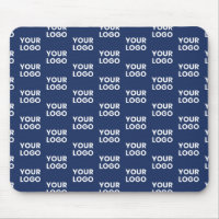 Any Image or Business Logo Editable Dark Navy Blue