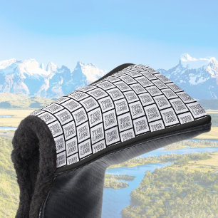 Any Logo or Image Repeating Pattern Golf Head Cover