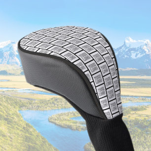 Any Logo or Image Repeating Pattern Golf Head Cover