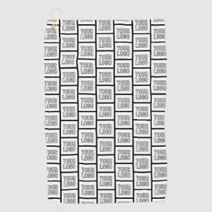 Any Logo or Image Repeating Pattern Golf Towel