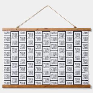 Any Logo or Image Repeating Pattern Hanging Tapestry