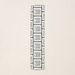 Any Logo or Image Repeating Pattern Scarf<br><div class="desc">Easily replace with your own logo or other image.</div>