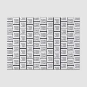 Any Logo or Image Repeating Pattern Tissue Paper