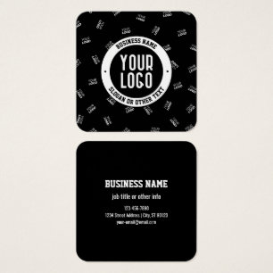 Any Logo or Uploaded Image   Scattered Pattern 