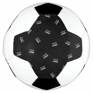 Any Logo or Uploaded Image   Scattered Pattern  Soccer Ball