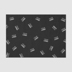 Any Logo or Uploaded Image   Scattered Pattern  Tissue Paper