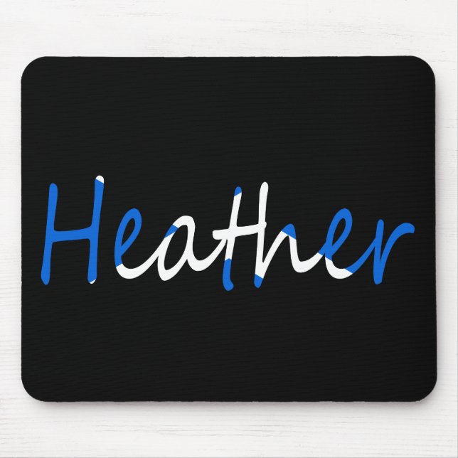 Any Name overlaid on Scottish Flag mpcnt Mouse Pad (Front)