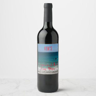 Any Name Retirement Fine Wine Celebration Event - Wine Label