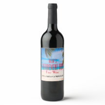 Any Name Retirement Red Fine Wine Beach Fun