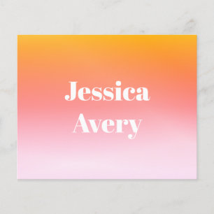 Any Name   Retro-Modern Styled Text Colourful Ombr