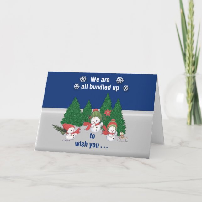 Any Occasion Christmas Theme Card (Front)