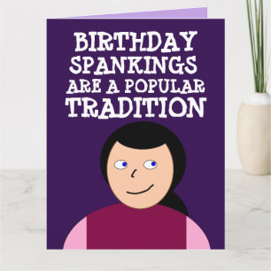 ANY OCCASION FLIRTY (SPANK ME) CARDS HUSBAND HIM