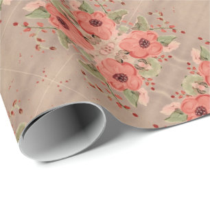 Any Occasion Flowered Gift Wrap