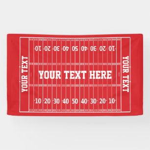 Any Occasion Football Hero Your Colour Gridiron  B Banner