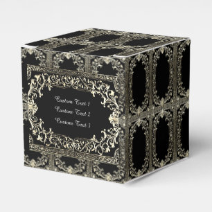 Any Occasion Gold Frame Cube Favor Box