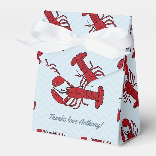 Any occasion Lobster Boil thank you guest Favor Box (Front Side)