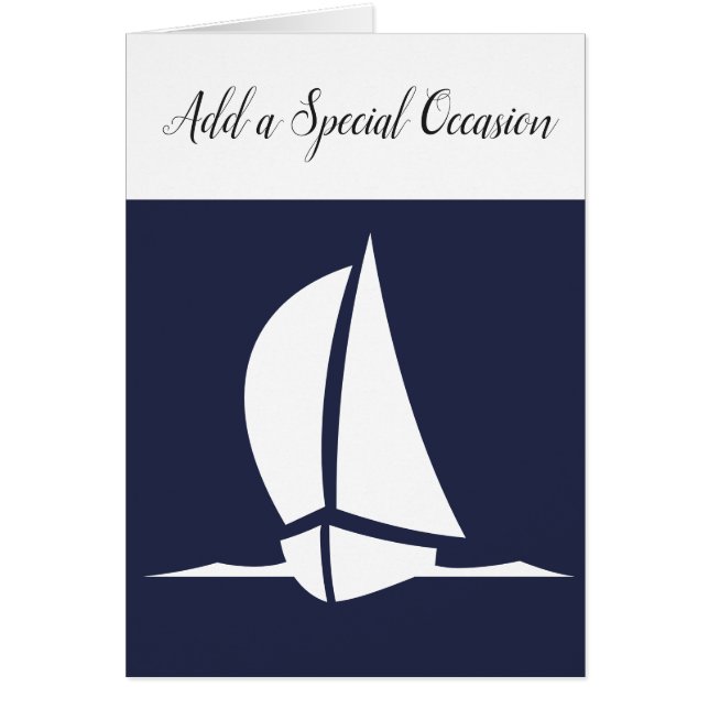 Any Occasion Sailboat (Front)