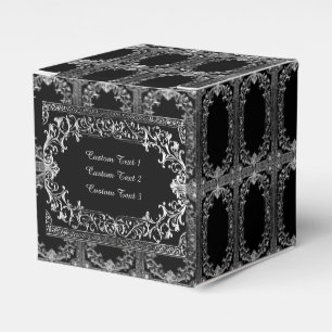 Any Occasion Silver Frame Cube Favor Box