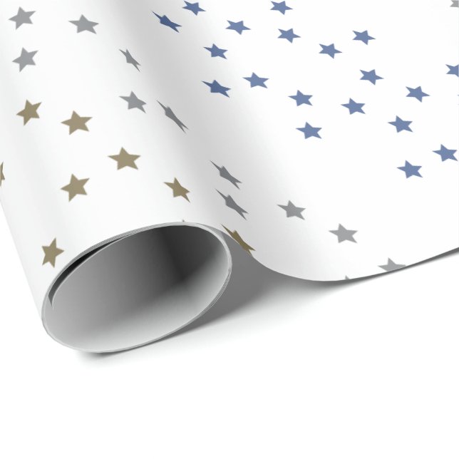 Any Occasion Star Patterned Wrapping Paper (Roll Corner)