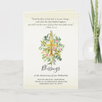 ANY ORDINATION ANNIVERSARY Priest Pastor Minister