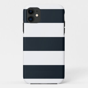 Any Phone Case Striped White & Black