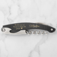 Any Quote Script Monogram Brushed Black Gold Grey
