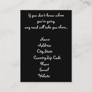 Any Road-business cards