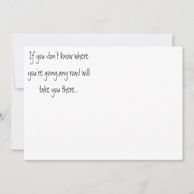 Any Road-invitations Invitation (Front)