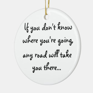 Any Road-ornament Ceramic Ornament