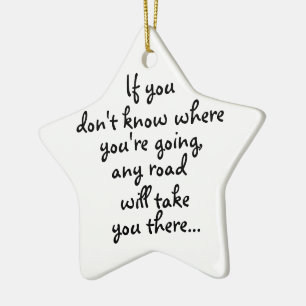 Any Road-ornament Ceramic Ornament