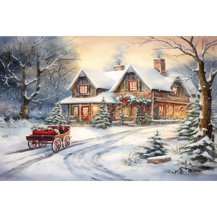 Any Text Happy Holidays Business Holiday Card