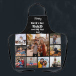 Any Text Photo Collage Best Dad Grill Master Apron<br><div class="desc">Looking for the perfect gift for Dad? Check out our custom best dad aprons! Personalize with his name or a special message for a thoughtful and practical gift.</div>