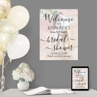 Any Theme Bridal Shower Photo Text Overlay Welcome