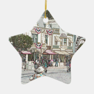 Any Town, USA Ceramic Ornament