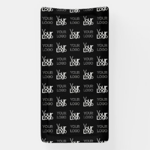 Any Two Logos or Images Repeating Pattern Banner