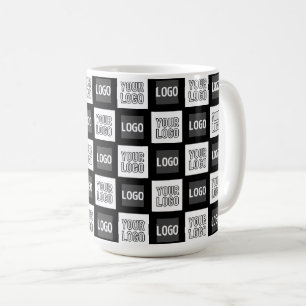 Any Two Logos or Images Repeating Pattern Coffee Mug