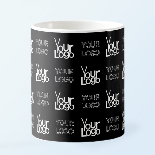 Any Two Logos or Images Repeating Pattern Coffee Mug (Creator Uploaded)