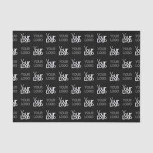 Any Two Logos or Images Repeating Pattern Tissue Paper